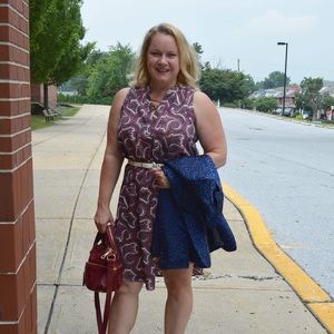 Philosophy paisley dress